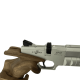 Пневматический РСР пистолет Ataman AP16 Silver Standart (рукоятка Walnut SP), кал. 4.5мм