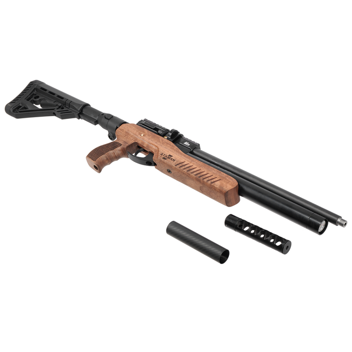 Пневматическая винтовка Ataman M20 647 W 6.35мм (Орех, редуктор, волан)