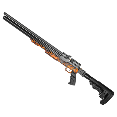 Пневматическая винтовка PCP Ataman M20 650 Tactical Carbine 6.35мм (алюминий, редуктор, полнотел, оранжевый)