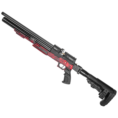Пневматическая винтовка Ataman M20 650 Ultra-C 6.35мм (алюминий, редуктор, под полнотел, красный)