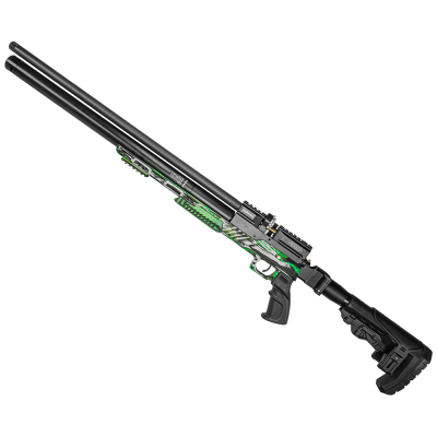 Пневматическая винтовка PCP Ataman M20SD 650 Tactical Carbine 6.35мм (алюминий, зеленый, под полнотел, редуктор)