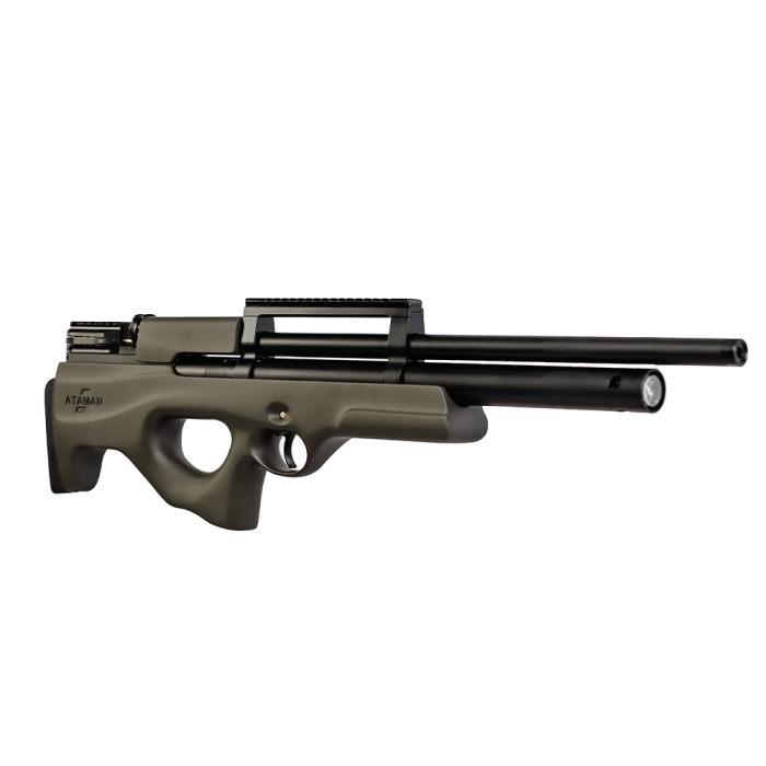 Пневматическая РСР винтовка Ataman M2R Булл-пап Compact Тип 1, кал. 6.35мм (Soft-Touch Olive)
