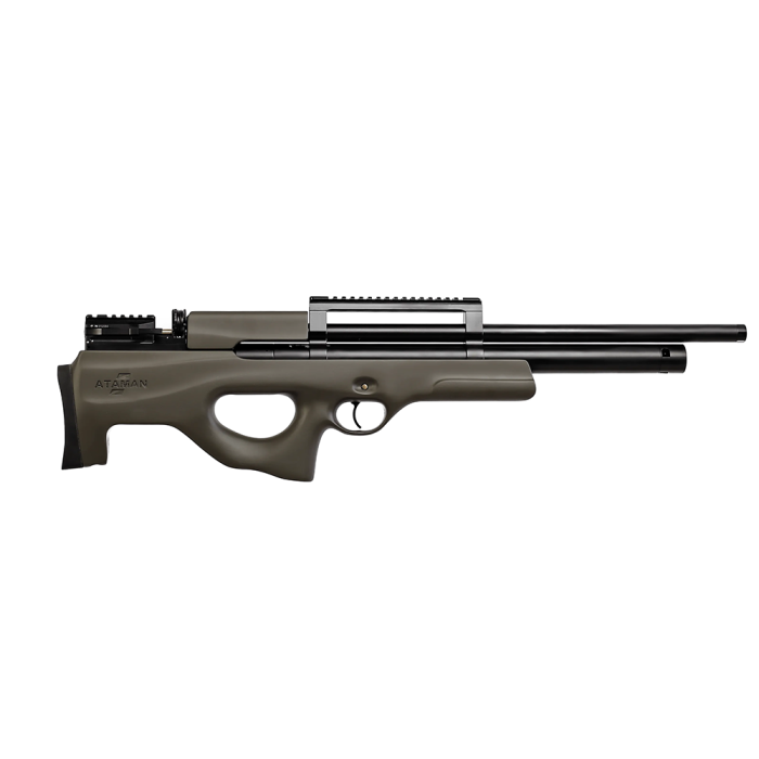 Пневматическая РСР винтовка Ataman M2R Булл-пап Compact Тип 1, кал. 6.35мм (Soft-Touch Olive)