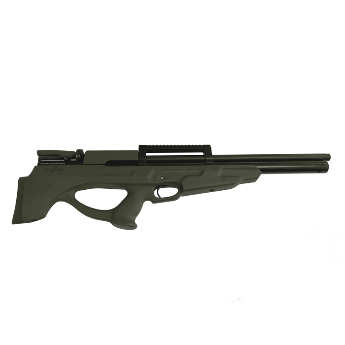 Пневматическая РСР винтовка Ataman M2R Булл-пап Compact Тип 2, кал. 5.5мм (Soft-Touch Olive)