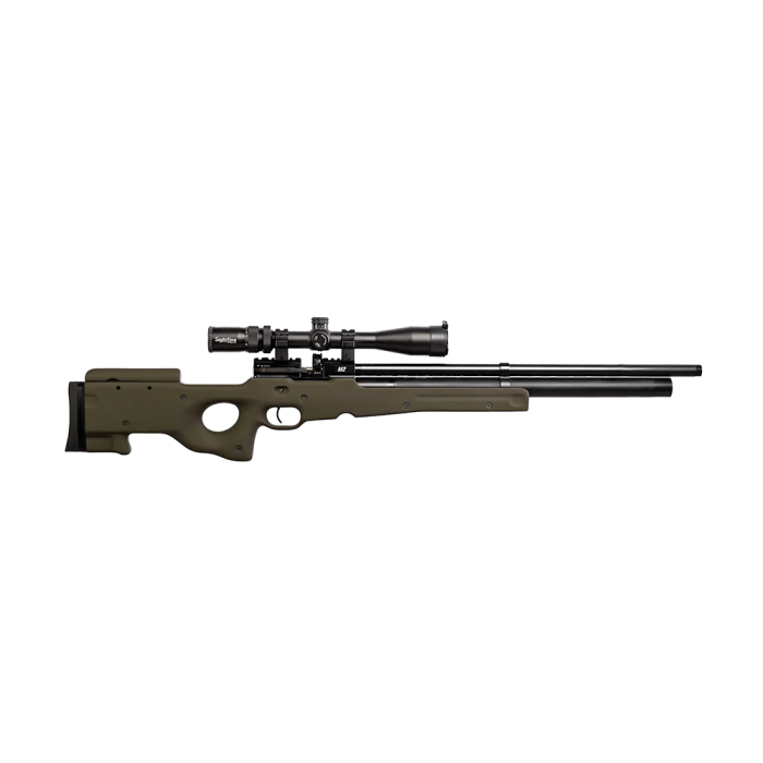 Пневматическая РСР винтовка Ataman M2R Карабин Тактик Compact Тип 2, кал. 6.35мм (Soft-Touch Olive)