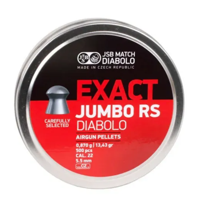 Пули для пневматики JSB Exact Jumbo RS 5.52мм 0.87гр. (500шт)