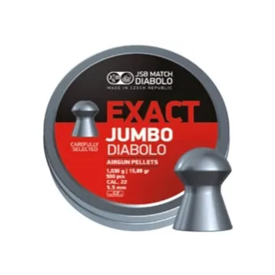 Пули для пневматики JSB Jumbo Exact 5.52мм 1.03гр (500шт)