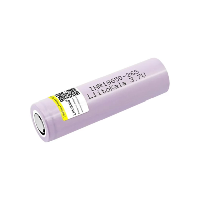 Аккумуляторная батарея LiitoKala 18650 Li-ion 3.7В 2600mAh незащищенный (Lii-26S)