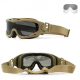 Защитные очки Wiley X WX Spear, clear+grey, tan frame