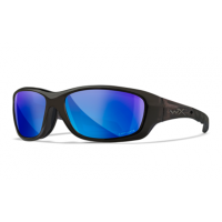 Очки защитные Wiley X WX Gravity (frame: black crystal, lens: polarized/blue mirror)